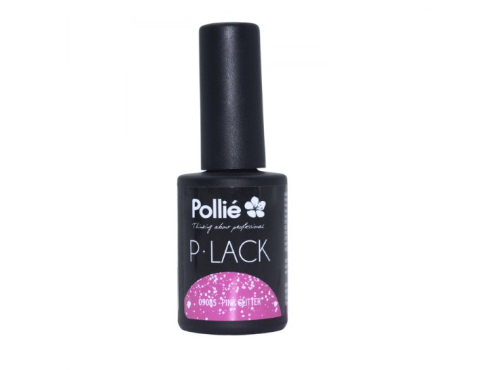 P-lack pink glitter 