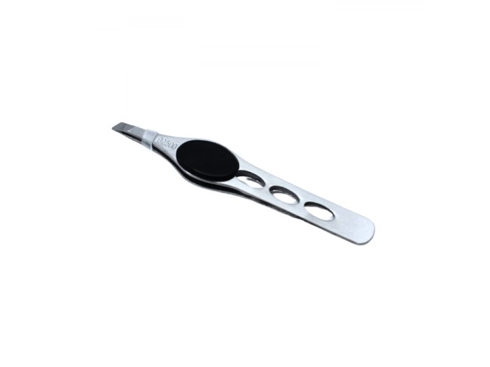 Pinza de depilar acero inox anatómica 10cm