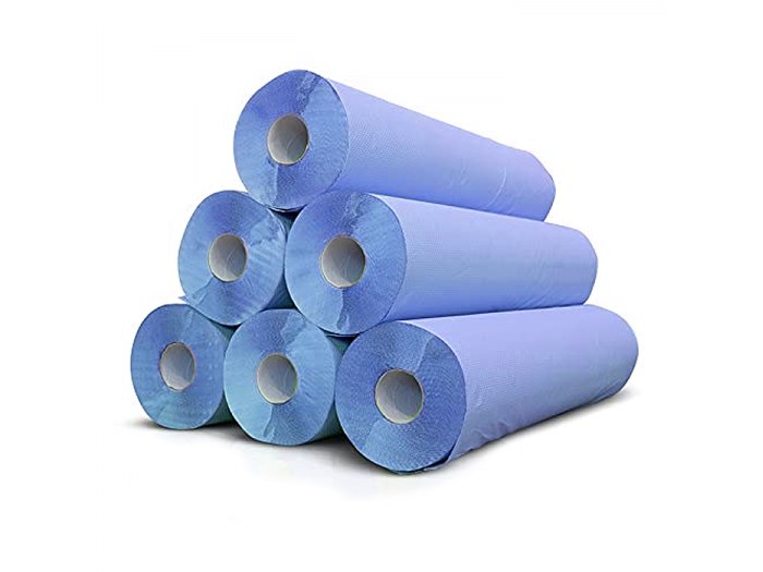 Papel Camilla Azul Pack de 6 rollos